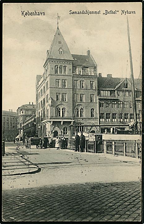 Købh., Sømandshjemmet Bethel i Nyhavn. Peter Alstrup no. 9370.