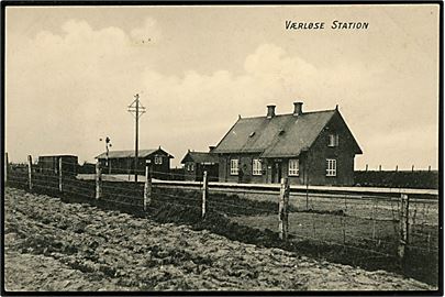 Værløse station. Foreningen Dannevirke no. 347.