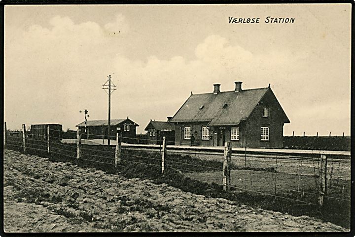 Værløse station. Foreningen Dannevirke no. 347.