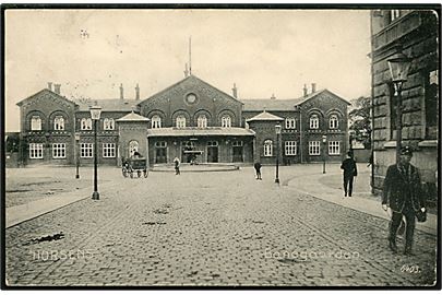 Horsens Banegaard. Varehuset Carl Müller no. 6403. 