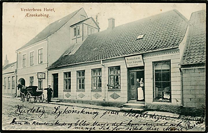 Ærøskøbing, Vesterbros Hotel. C. Th. Creutz no. 174.