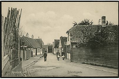 Købh., Islandsgade på Amager. Stenders no. 8065.