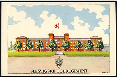 Sven Debois: Haderslev Kaserne / Slesvigske Fodregiment. Stenders u/no.