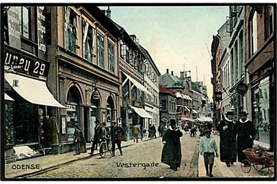 Odense, Vestergade. Stenders no. 6117.