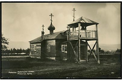 Finland, Petsamo, Fiskarnes kyrka. 