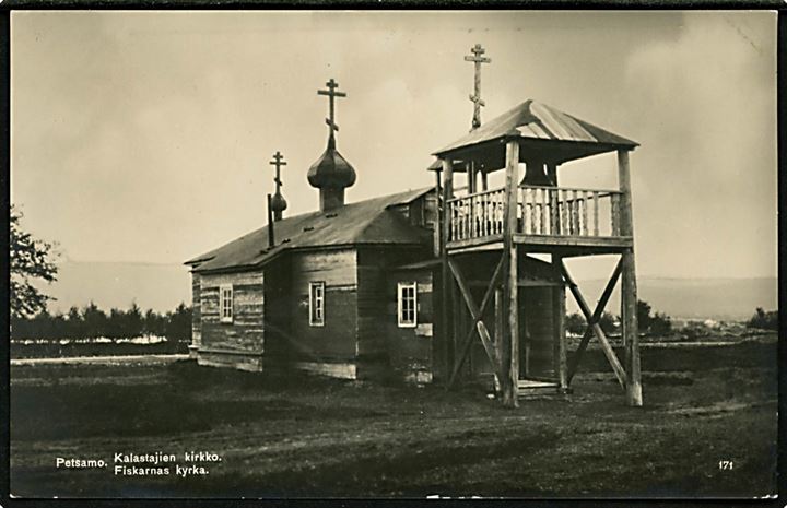 Finland, Petsamo, Fiskarnes kyrka. 