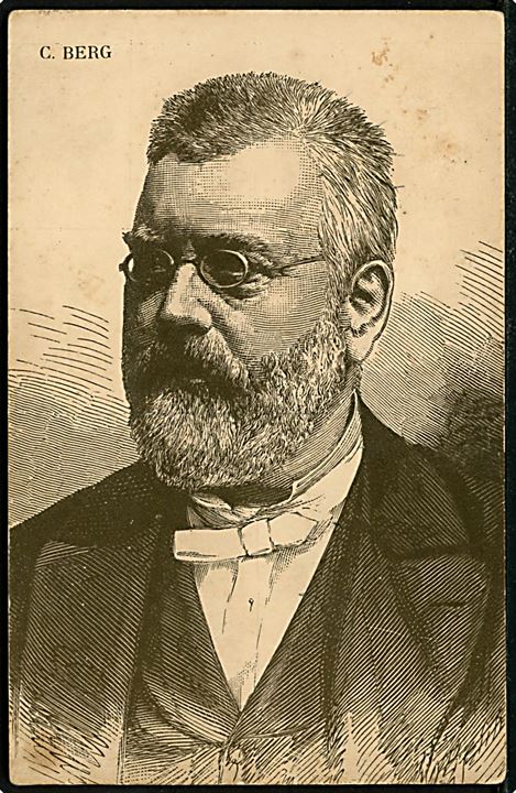 Christen Berg (1829-1891), dansk politiker. K. Jørgensen u/no.