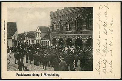 Ærøskøbing, Fastelavnsridning. C. Th. Creutz u/no.