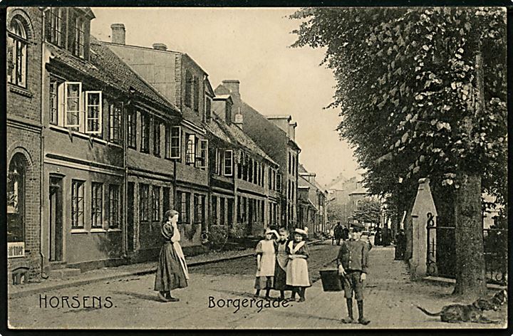 Horsens, Borgergade. Stenders no. 684.