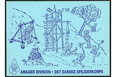 Det danske Spejderkorps. Amager Division. Uden adresselinier.