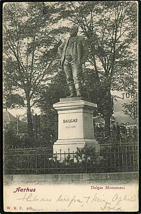 Aarhus. Dalgas Monument. Warburgs Kunstforlag no. 518.
