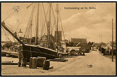 Stubbekøbing. Set fra molen. Niels Bruuns Forlag u/no. 