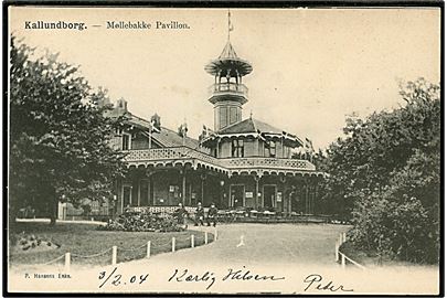 Kalundborg, Møllebakke pavillon. P. Hansens Enke u/no.