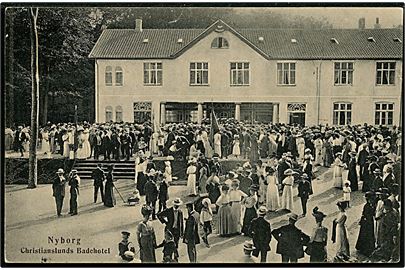 Nyborg. Christianslunds Badehotel. Otto Nørmark no. 4053.