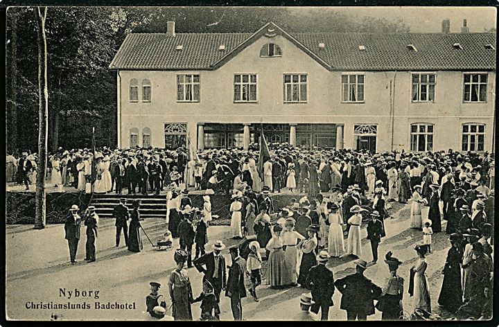 Nyborg. Christianslunds Badehotel. Otto Nørmark no. 4053.