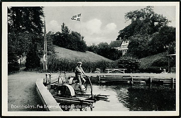 Bornholm, Fra Brændegaards haven. Stenders Bornholm no. 47. 