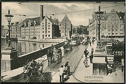 Købh., Knippelsbro. Skandinavisk Billed- og Kortforlag no. 1837.