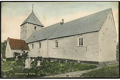 Hunderup kirke ved Bramming. Stenders no. 6717.