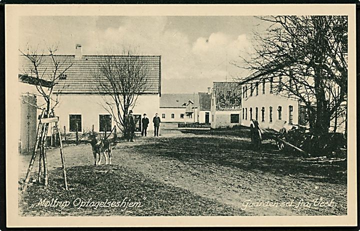 Møltrup Optagelshjem. Gaarden set fra Vest. J. Jacobsen, Herning u/no. 