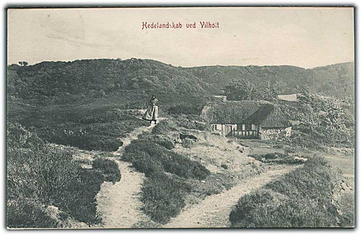 Hedelandskab ved Vilholt. Warburgs Kunstforlag no. 1172.