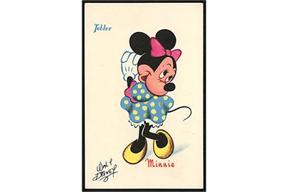 Walt Disney. Minnie Mouse. Fransk reklame fra 50'erne, for “Tobler” chokolade. Georges Lang, Paris u/no.