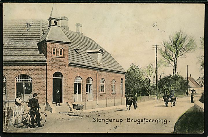 Slangerup, brugsforening af 1905. Stenders no. 5749. Kortet løst.