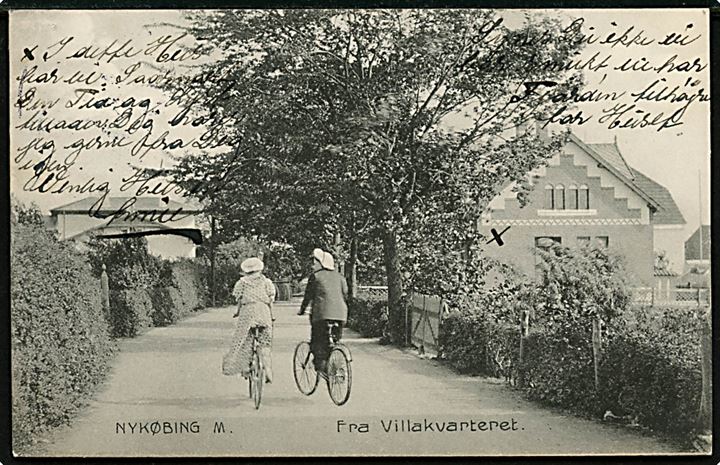 Nykøbing Mors. Fra Villakvarteret. Stenders no. 13171.