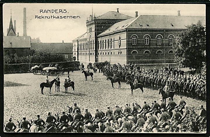 Randers. Rekrutkaserne. Emil Nielsen no. 10350.