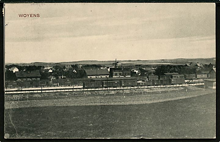 Vojens station med godsvogne. P.J. Schmidt no. 2089 6.