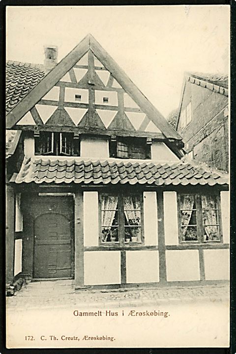 Ærøskøbing. Gammelt hus. C. Th. Creutz no. 172.