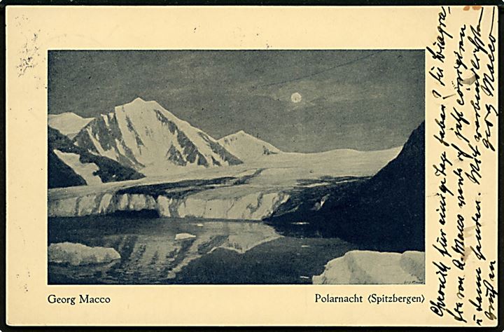 Svalbard / Spitzbergen. Georg Macco: Polarnacht (Spitzbergen). Brugt i Düsseldorf. 