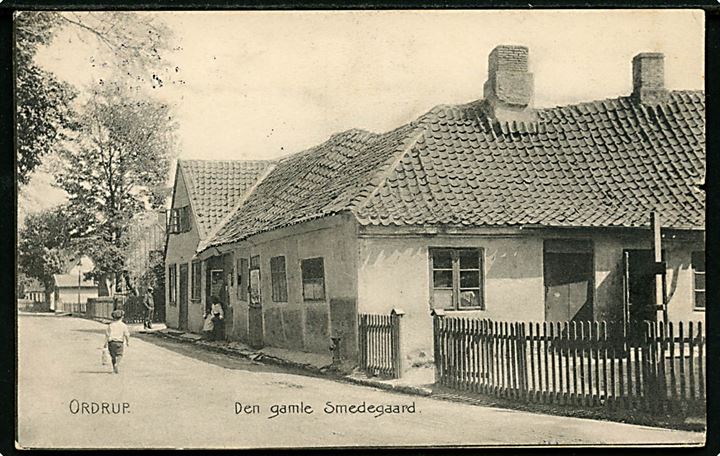 Ordrup, Den gamle smediegaard. Stenders no. 5998.