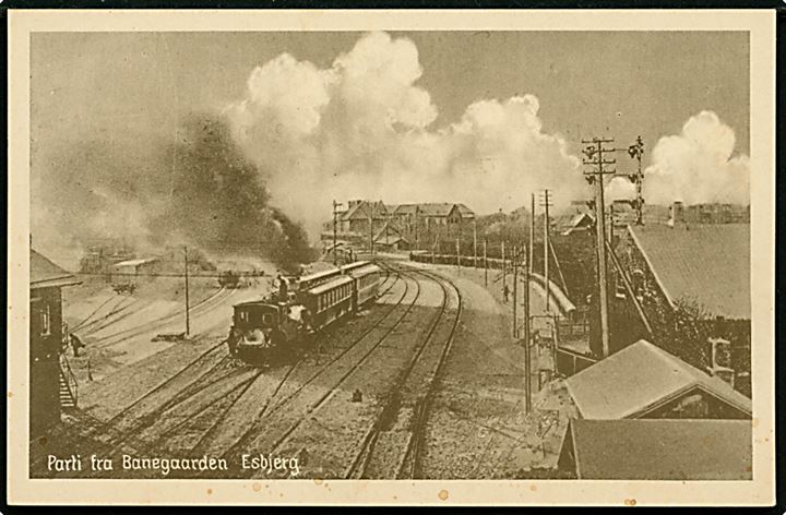 Esbjerg. Ved Banegaarden. U/no. 