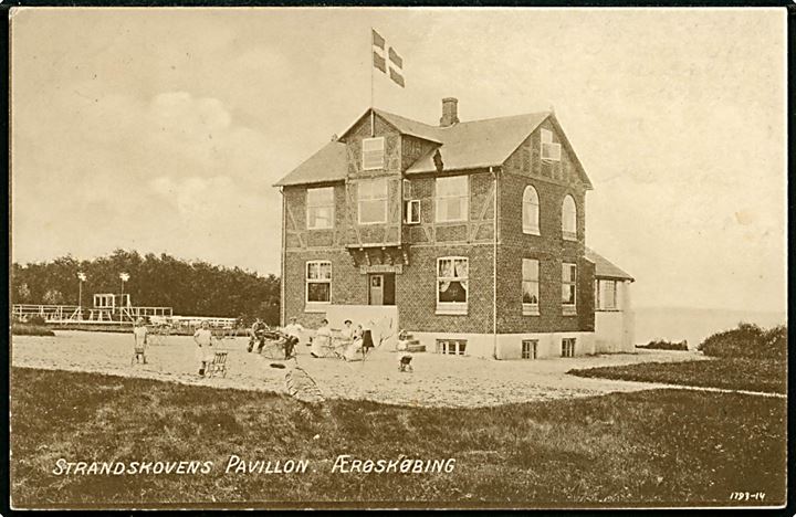 Ærøskøbing. Strandskovens Pavillon. A. Lange no. 1793. 