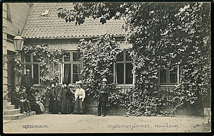 Købh., Ungdomshjemmet på Howitzvej. Siloams Boghandel no. 16200.