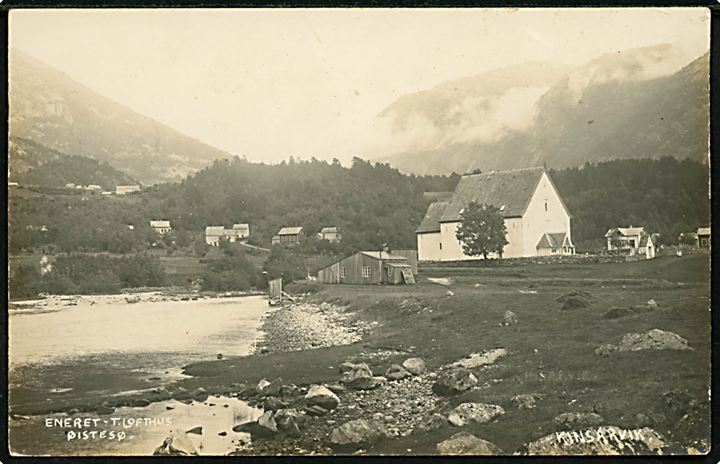 Kinsarvik. Parti fra. Fotokort T. Lofthus, Øistersø u/no. 