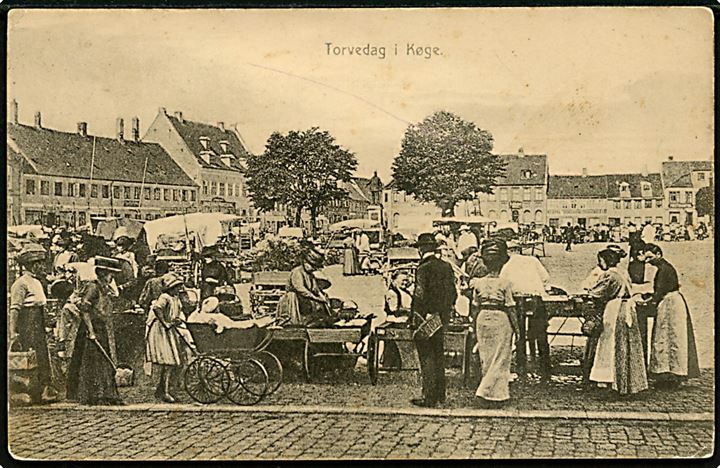 Køge. Torvedag. C. N. Willerslevs Boghandel no. 34891. 