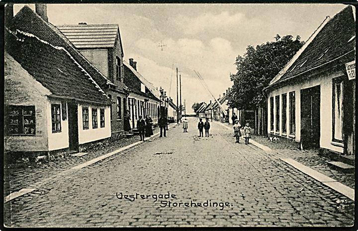 Store Heddinge. Vestergade. Rudolf Thomsen u/no. 