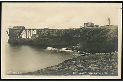 Bjørneøen. Silo og landgang ved Østervaag. Mittet & Co. no. 36.