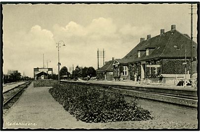 Hedehusene jernbanestation. Aage Skov no. 17013.