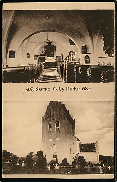 Nørre Aaby kirke. H. Schmidt u/no. 