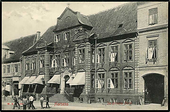 Horsens. Jørgensens Hotel. Warburgs Kunstforlag no. 1630.