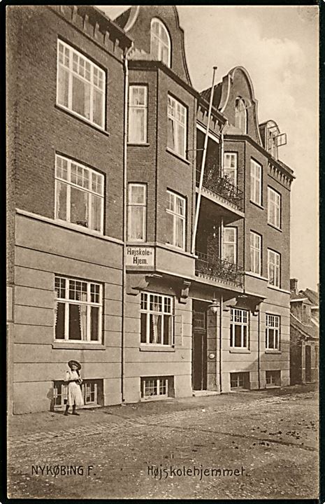 Nykøbing Falster. Højskolehjemmet. Stenders no. 21139.