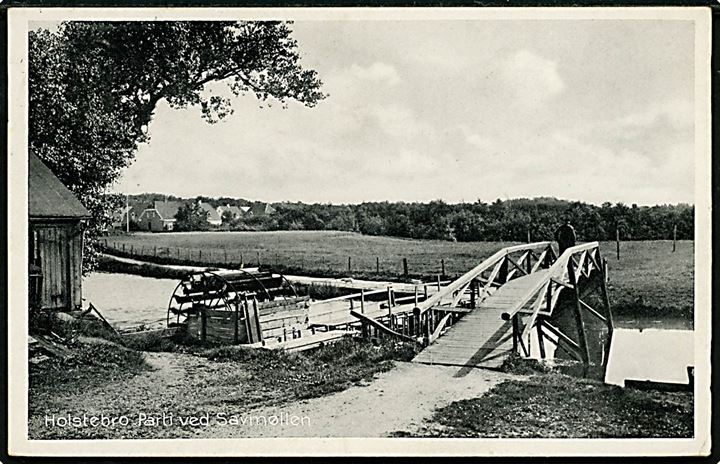 Holstebro. Ved Savmøllen. Stenders Holstebro no. 70.