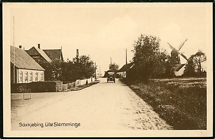 Lille Slemminge med møllen. Stenders no. 64537.