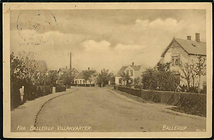 Ballerup Villakvarteret. Frederiksberg Kunstforlag no. 874. 