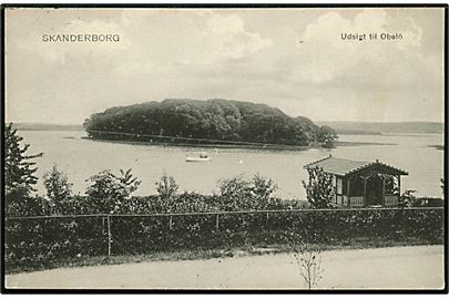 Obelö (Æbelø) ved Skanderborg. Stenders no. 3910.