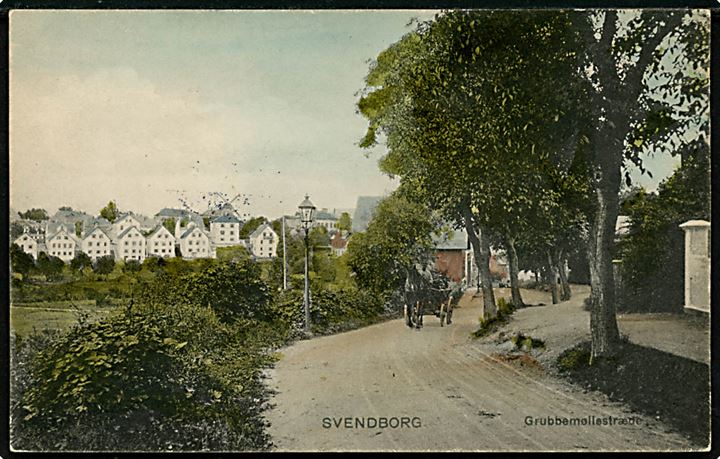 Svendborg. Grubbemøllestræde. Stenders no. 3700.