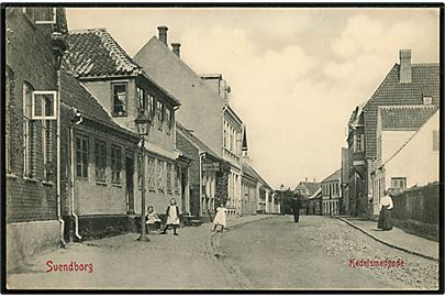 Svendborg. Kedelsmedgade. Warburgs Kunstforlag no. 4614. 