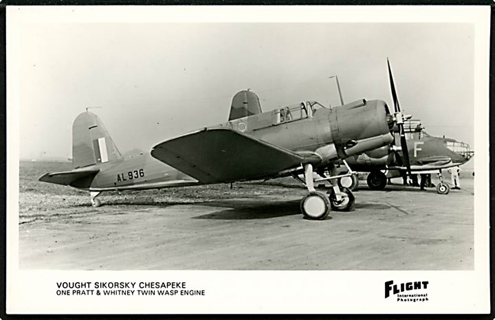 Vought Sikorskey Chesapeke AL936 fra No 811 Sqn. Fleet Air Arm. Flight International u/no.